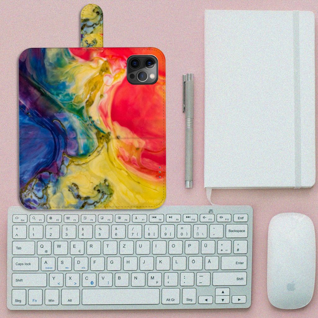 Hoesje Apple iPhone 12 Pro Max Watercolor Dark