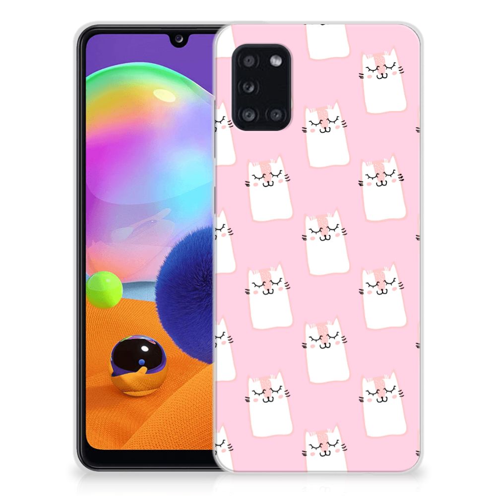 Samsung Galaxy A31 TPU Hoesje Sleeping Cats B2C Telecom