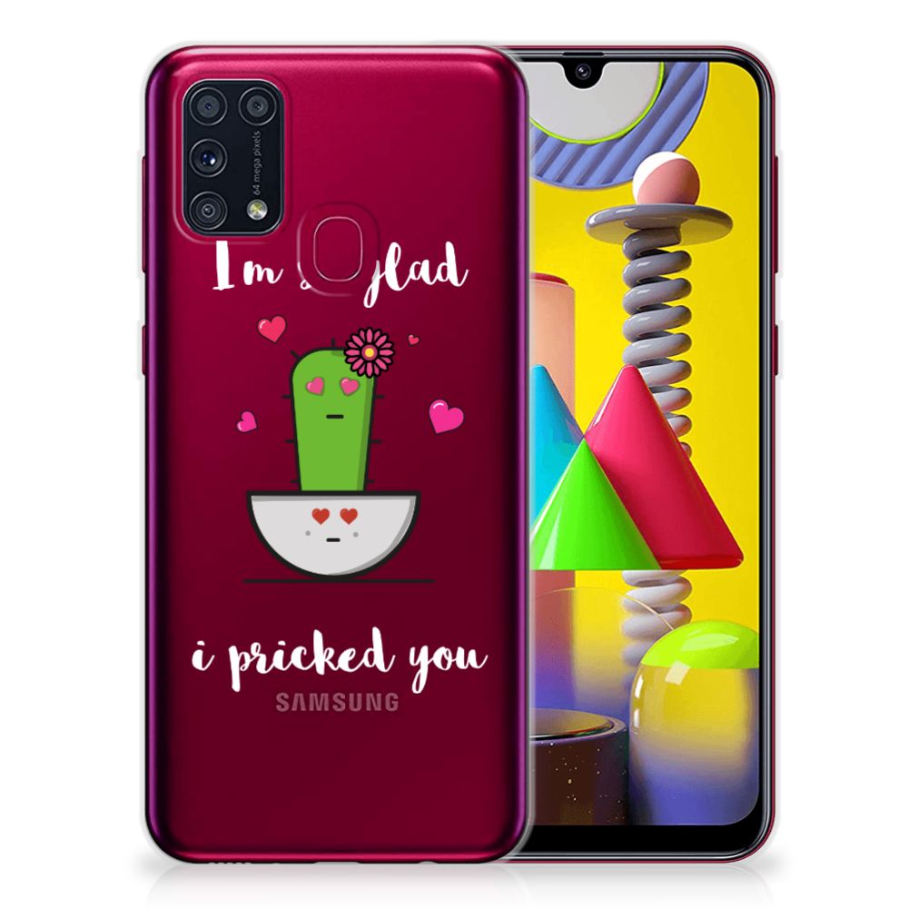 Samsung Galaxy M31 Telefoonhoesje met Naam Cactus Glad B2C Telecom