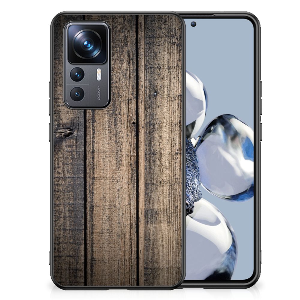 Xiaomi 12T | 12T Pro Houten Print Telefoonhoesje Steigerhout