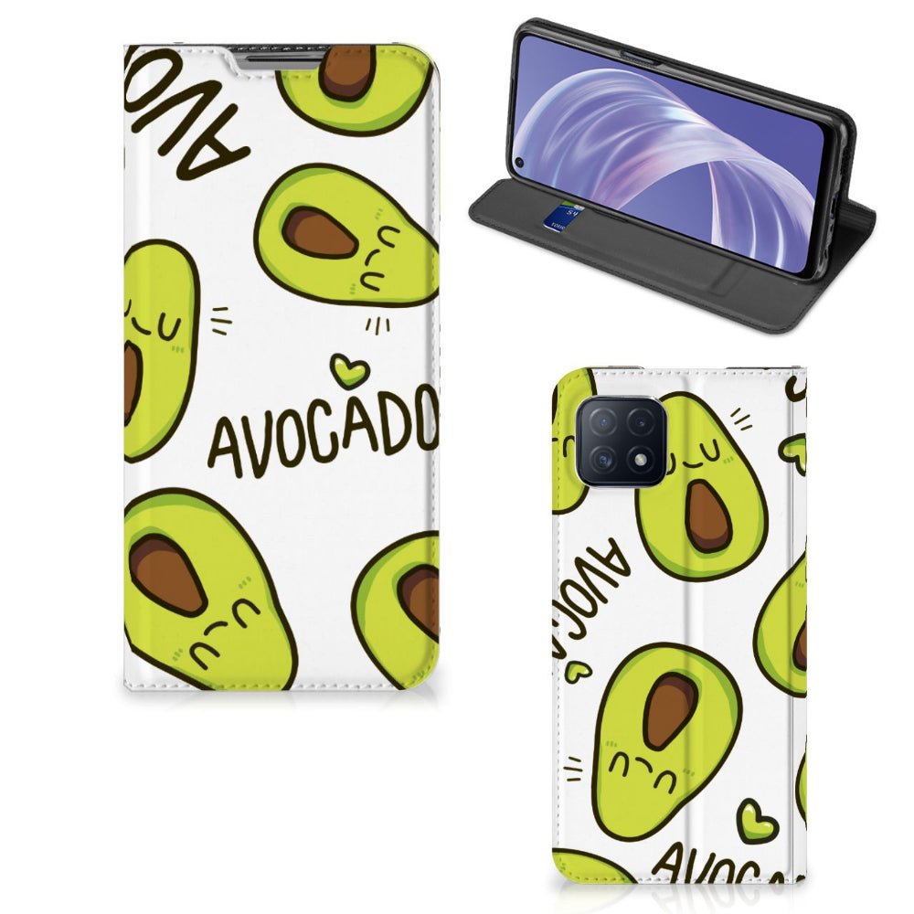 OPPO A73 5G Magnet Case Avocado Singing