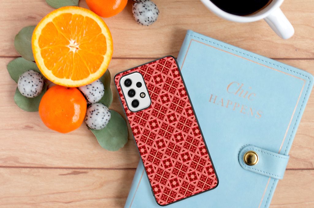 Samsung Galaxy A23 Back Case Batik Rood B2C Telecom