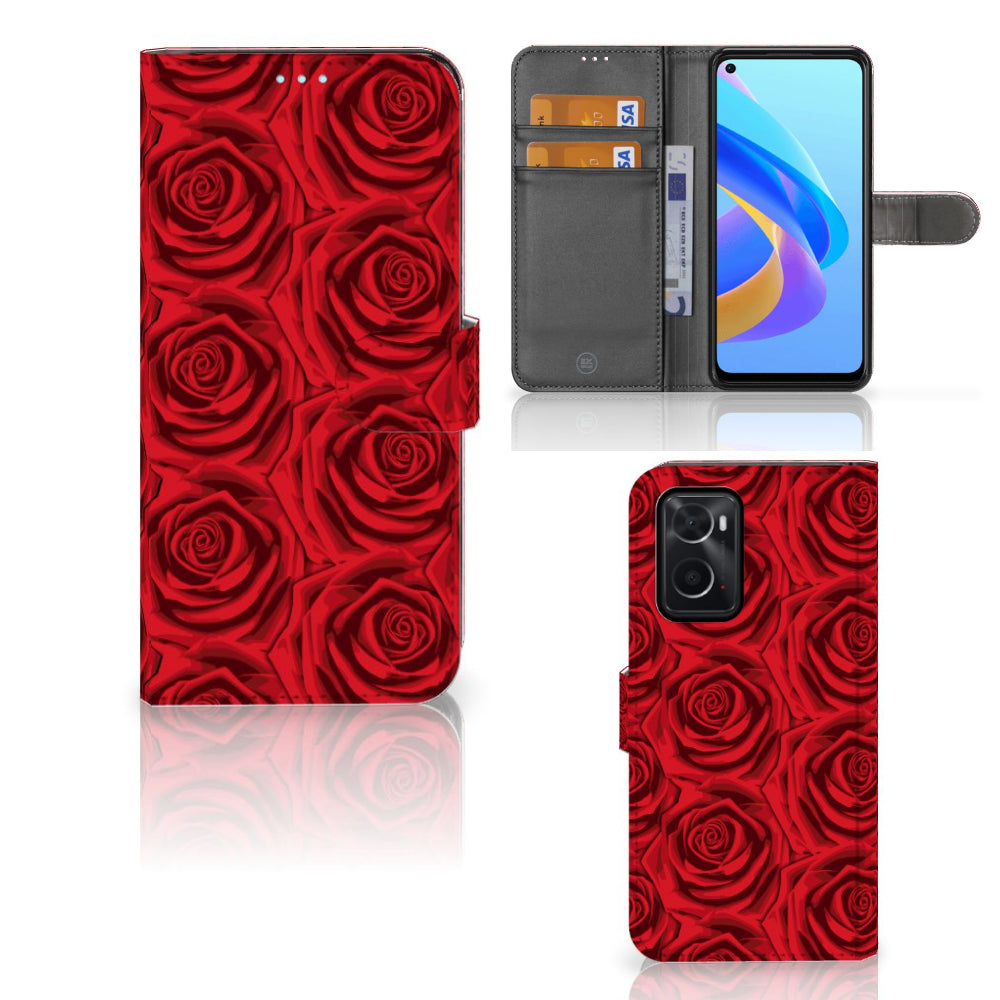 OPPO A76 | A96 Hoesje Red Roses