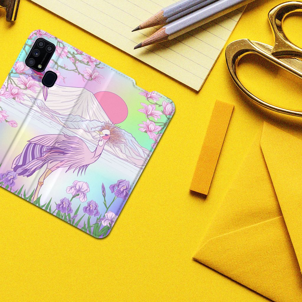 Samsung Galaxy M31 Hoesje maken Bird - B2C Telecom