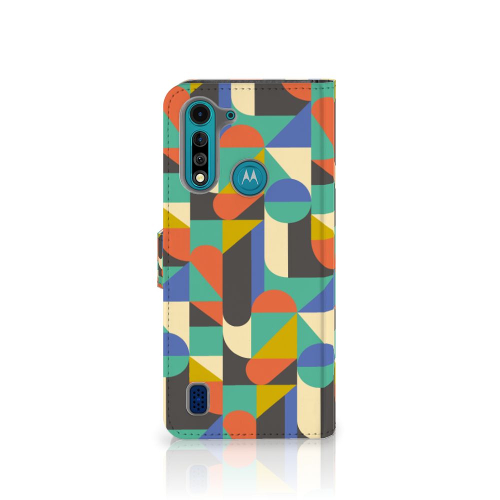 Motorola G8 Power Lite Telefoon Hoesje Funky Retro