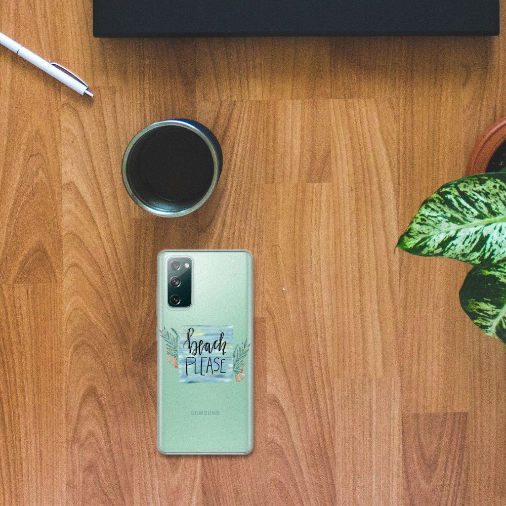 Samsung Galaxy S20 FE Telefoonhoesje met Naam Boho Beach B2C Telecom