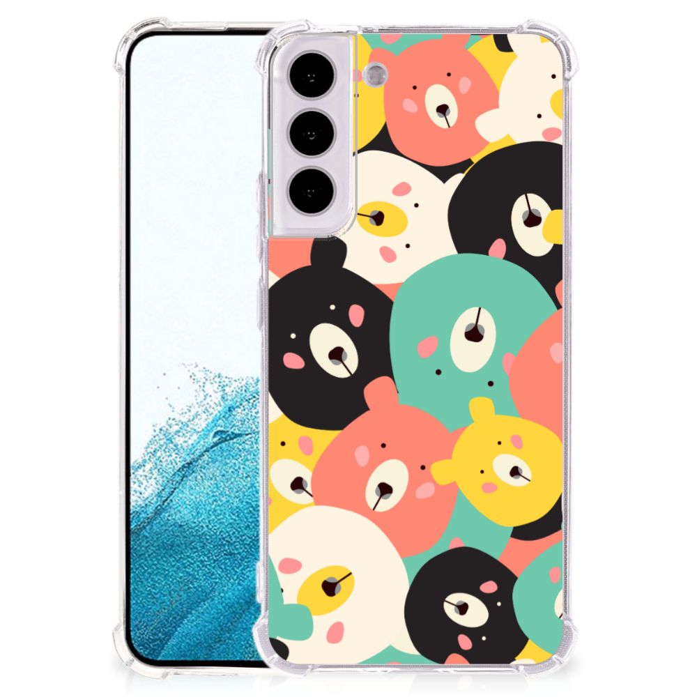 Samsung Galaxy S22 Plus Stevig Bumper Hoesje Bears