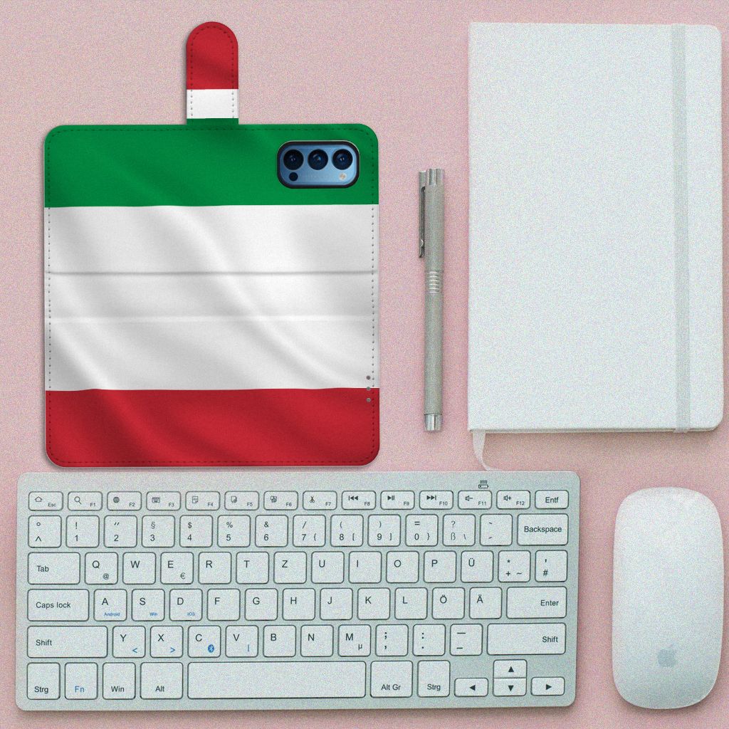 OPPO Reno 4 Pro 5G Bookstyle Case Italië