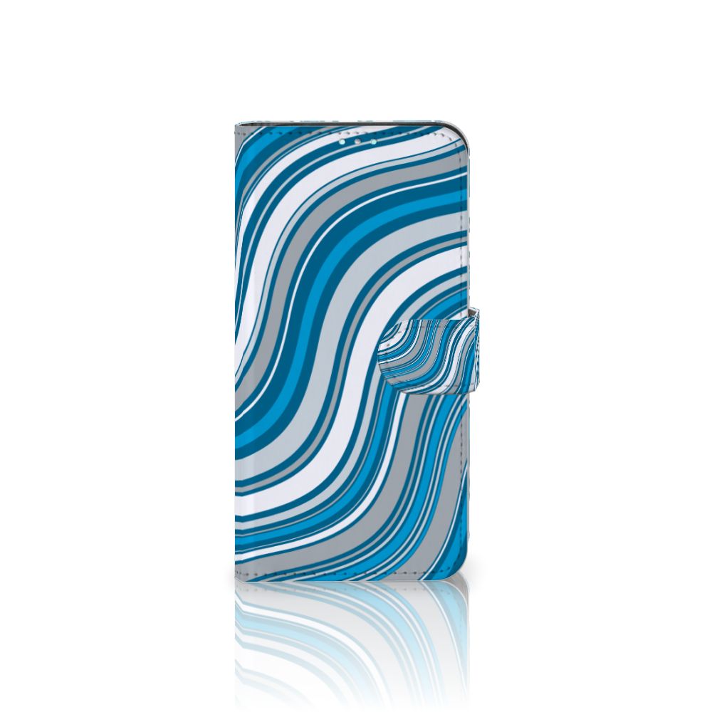 Samsung Galaxy A41 Telefoon Hoesje Waves Blue