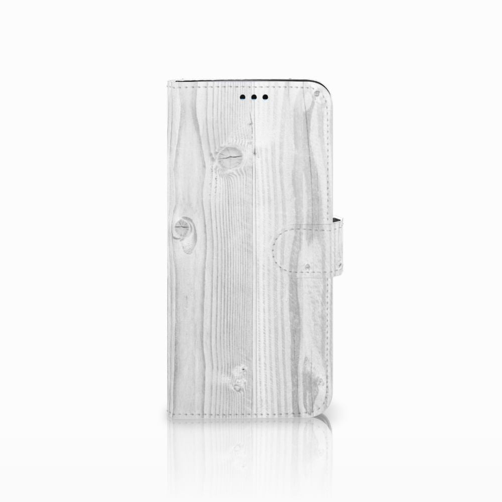 Samsung Galaxy S9 Plus Book Style Case White Wood