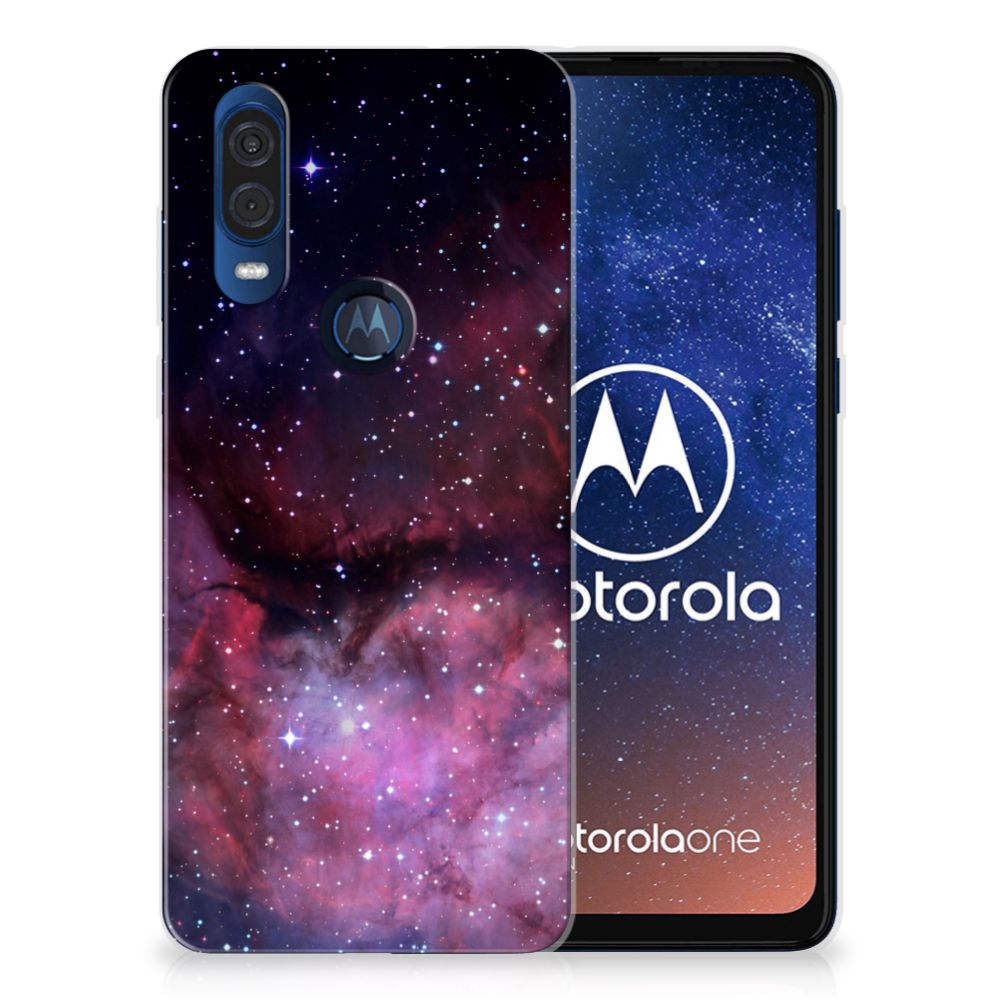 TPU Hoesje voor Motorola One Vision Galaxy