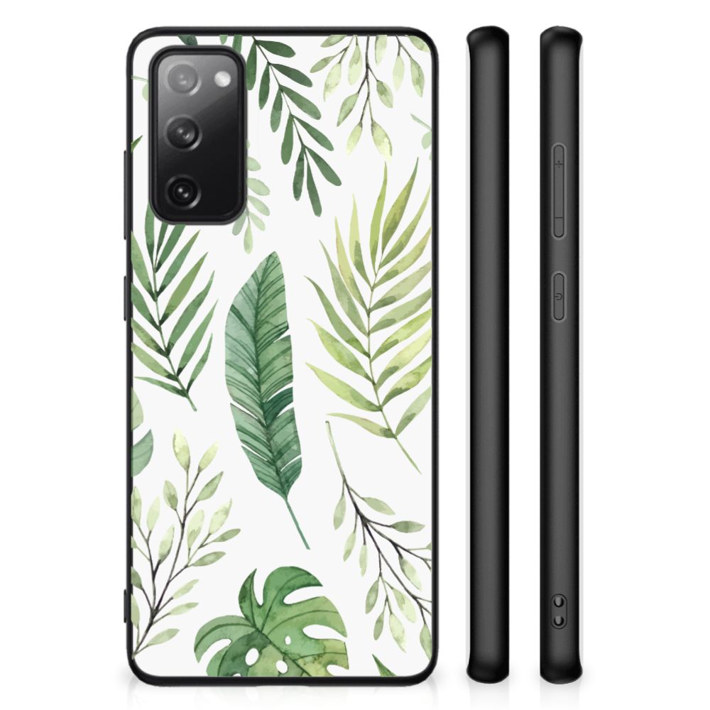 Samsung Galaxy S20 FE Bloemen Hoesje Leaves B2C Telecom