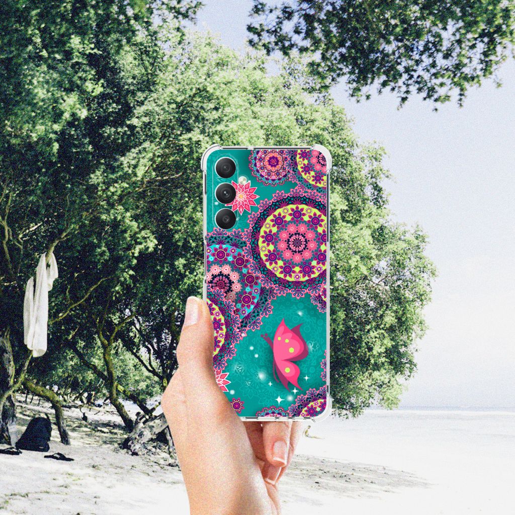Samsung Galaxy A05s Back Cover Cirkels en Vlinders B2C Telecom