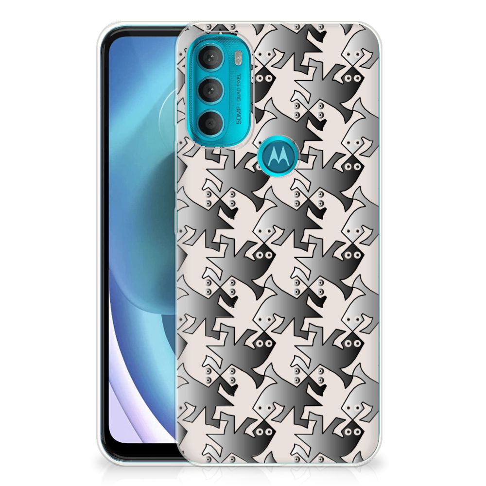 Motorola Moto G71 5G TPU Hoesje Salamander Grey