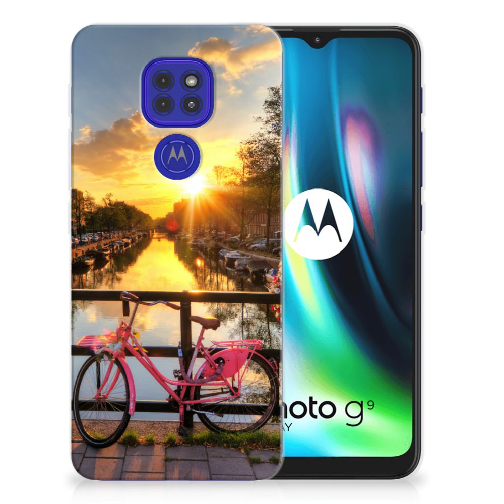 Motorola Moto G9 Play | E7 Plus Siliconen Back Cover Amsterdamse Grachten