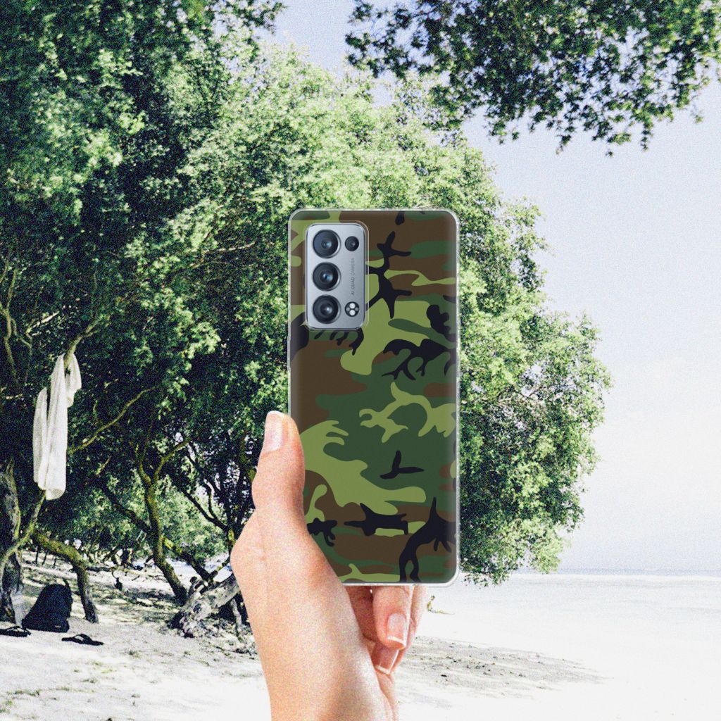 OPPO Reno 6 Pro Plus 5G TPU bumper Army Dark B2C Telecom