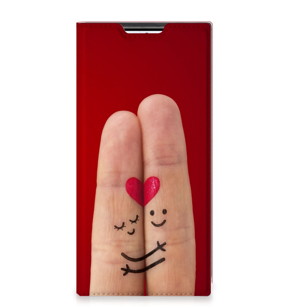 Samsung Galaxy S22 Ultra Hippe Standcase Liefde - Origineel Romantisch Cadeau - B2C Telecom