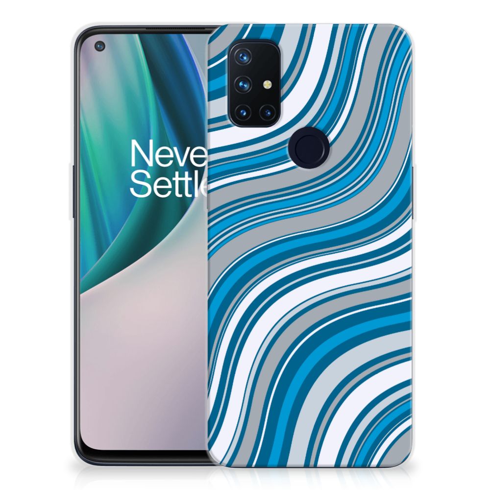 OnePlus Nord N10 5G TPU bumper Waves Blue