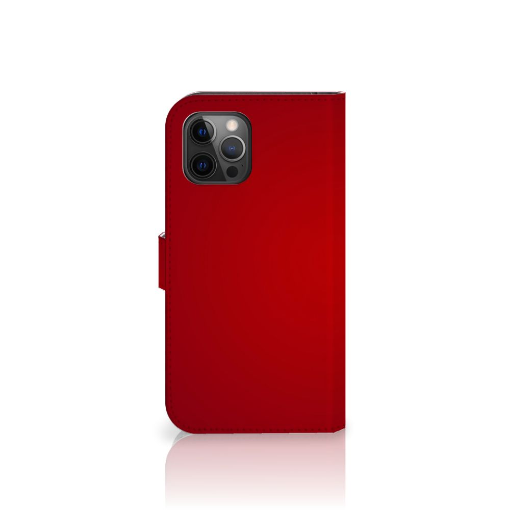 Apple iPhone 12 Pro Max Wallet Case met Pasjes Liefde - Origineel Romantisch Cadeau
