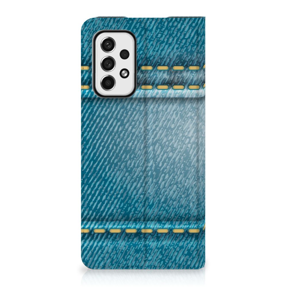 Samsung Galaxy A73 Hippe Standcase Jeans - B2C Telecom