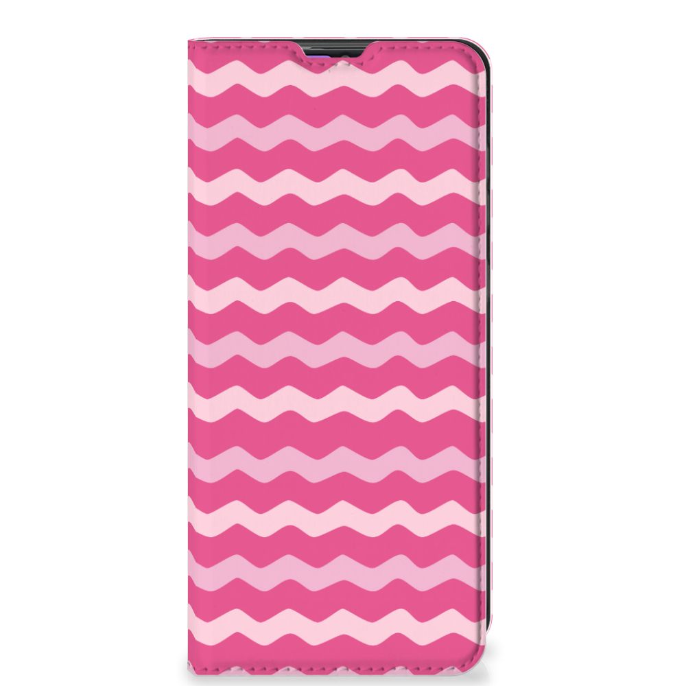 Samsung Galaxy A31 Hoesje met Magneet Waves Pink - B2C Telecom