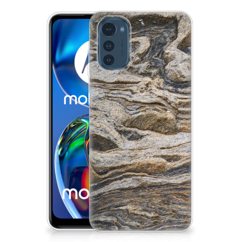 Motorola Moto E32/E32s TPU Siliconen Hoesje Steen B2C Telecom