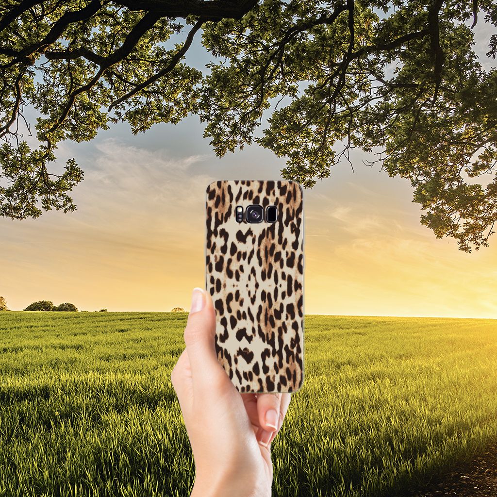 Samsung Galaxy S8 Plus TPU Hoesje Leopard