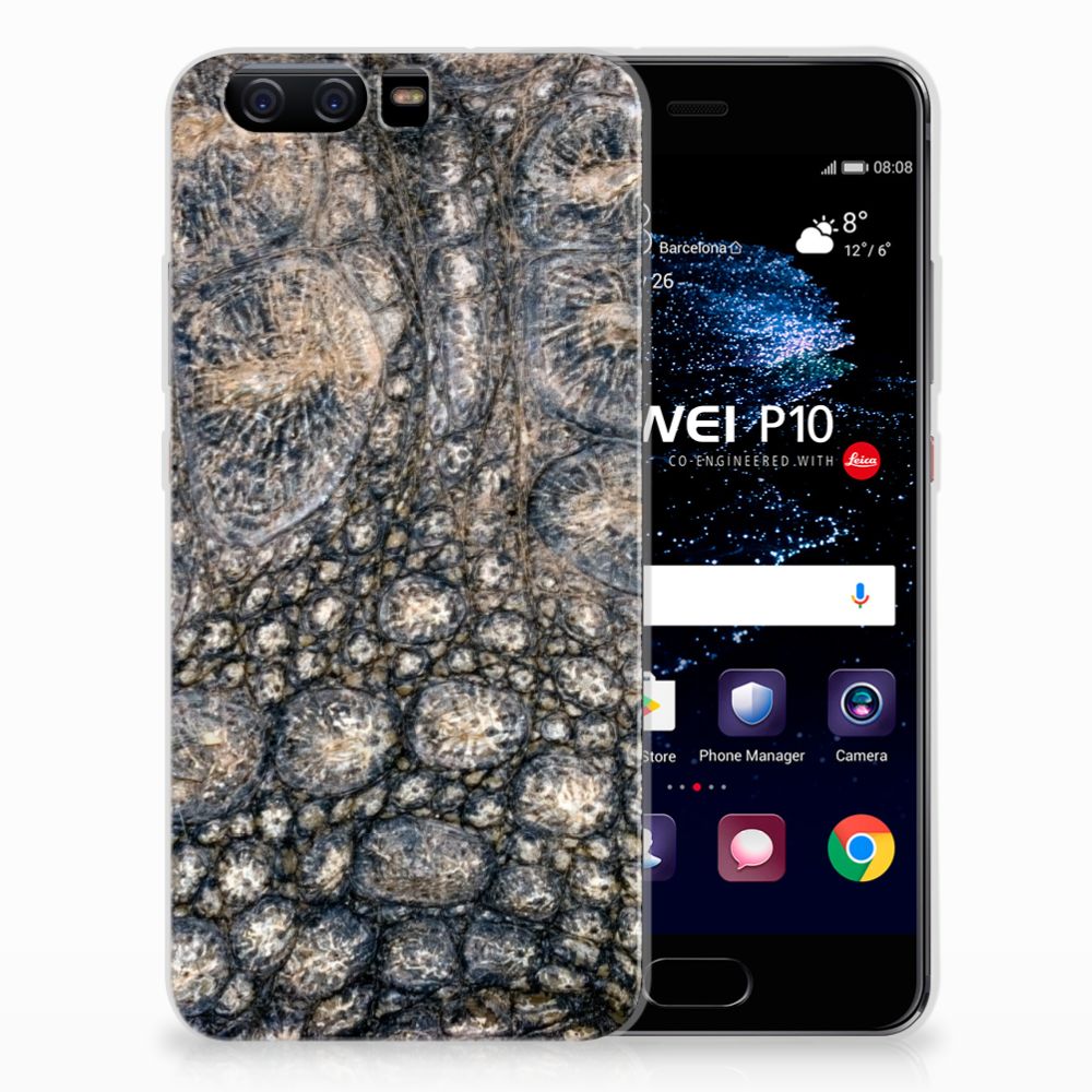 Huawei P10 TPU Hoesje Krokodillenprint