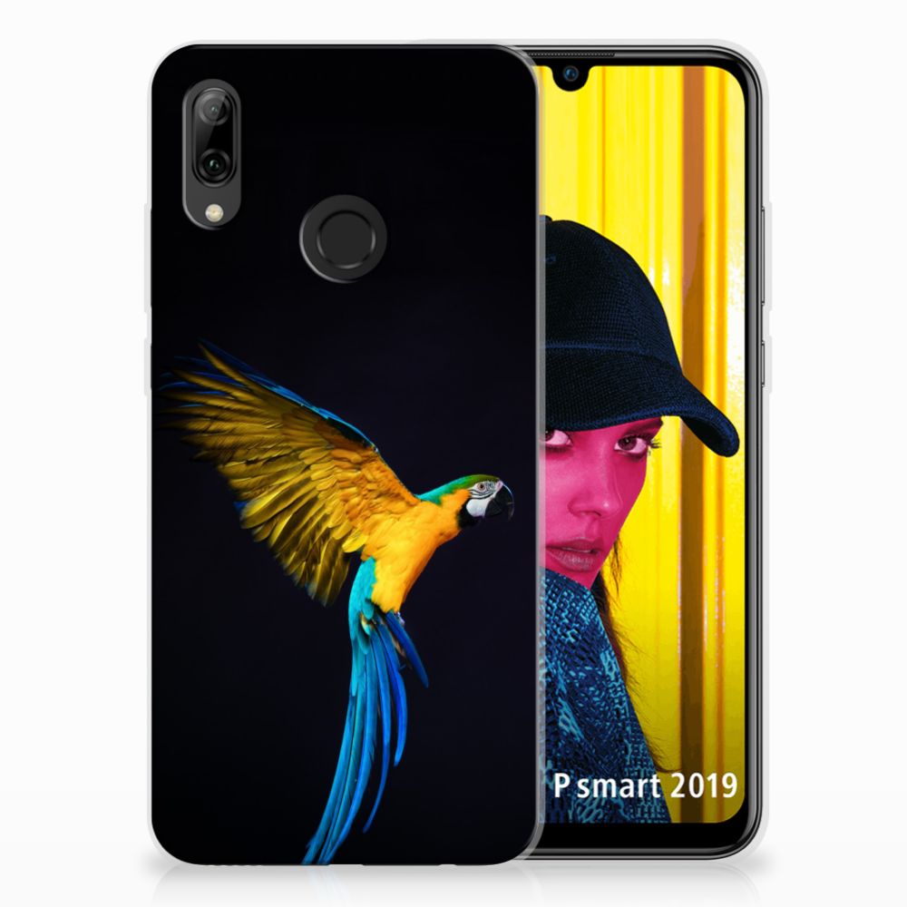 Huawei P Smart 2019 TPU Hoesje Papegaai