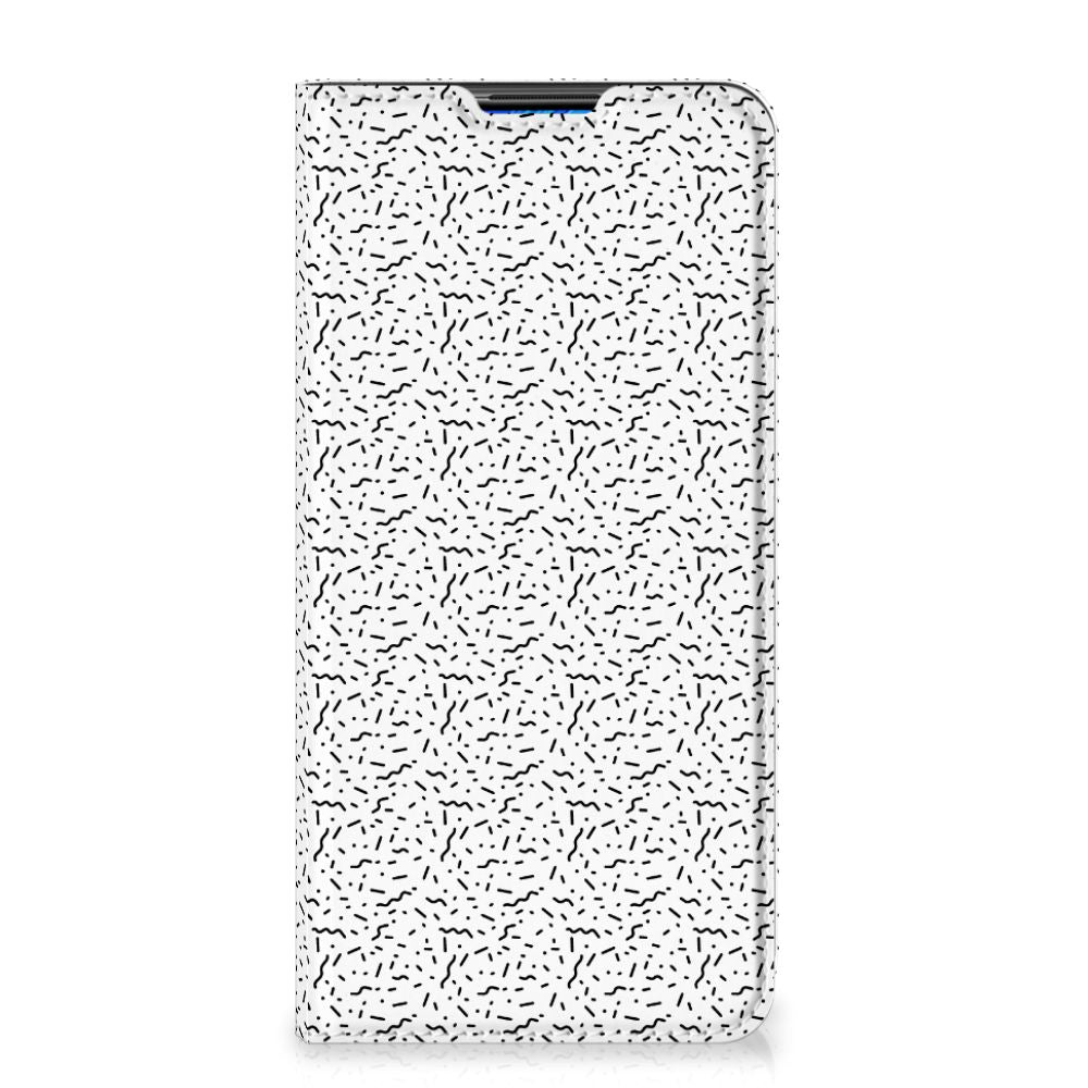 Xiaomi Redmi Note 9 Hoesje met Magneet Stripes Dots - B2C Telecom