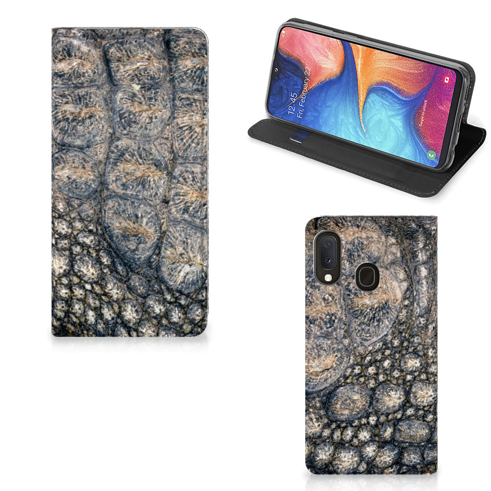 Samsung Galaxy A20e Hoesje maken Krokodillenprint