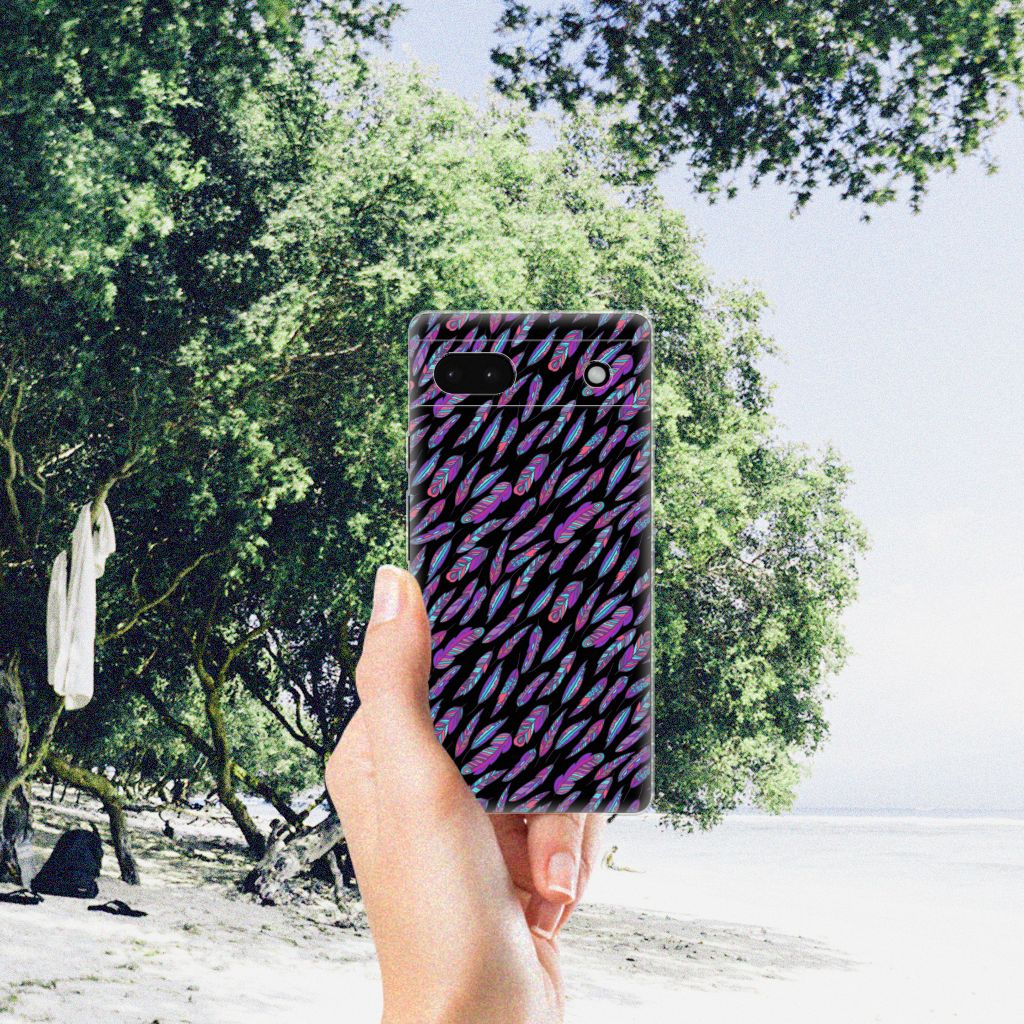 Google Pixel 6A TPU bumper Feathers Color B2C Telecom