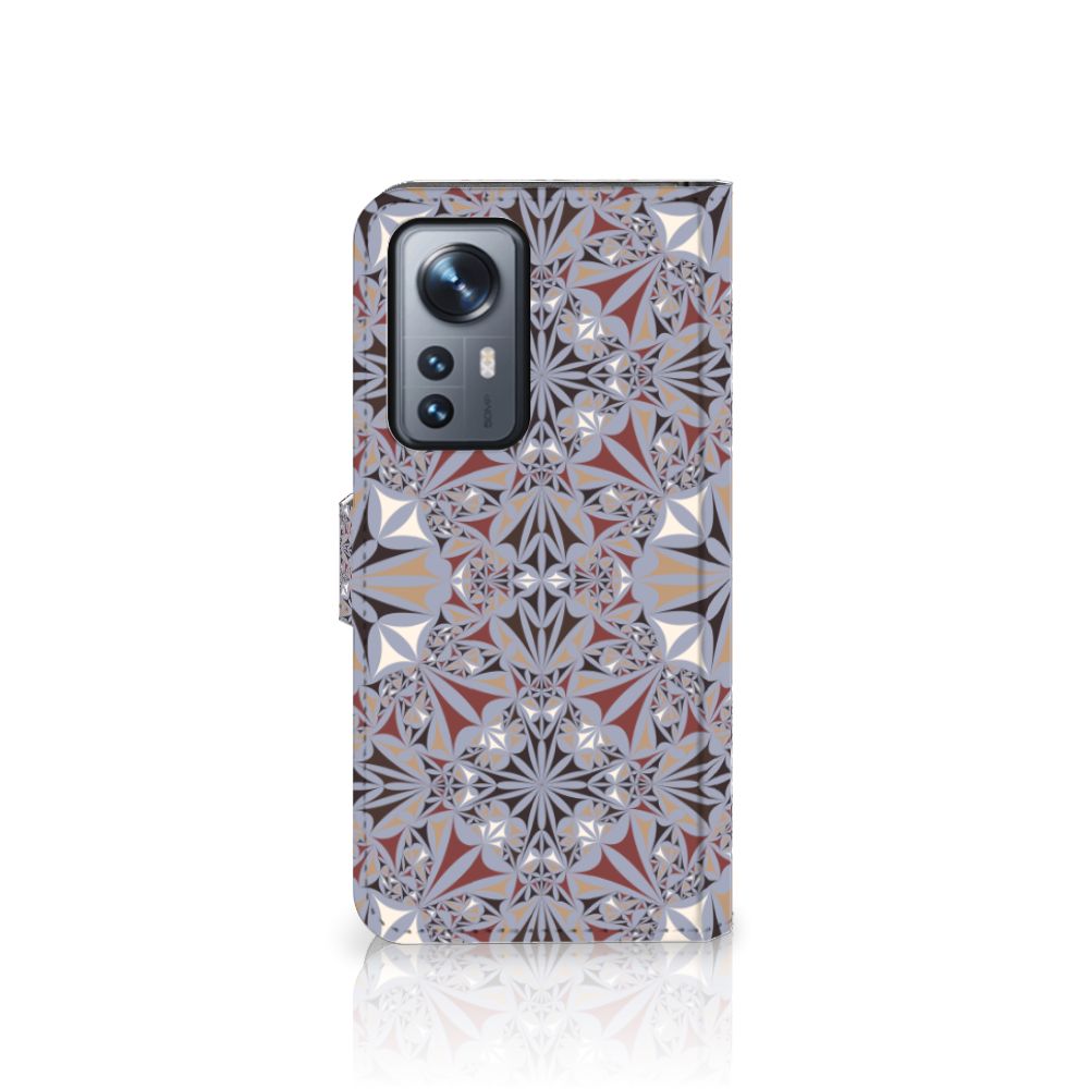 Xiaomi 12 Pro Bookcase Flower Tiles