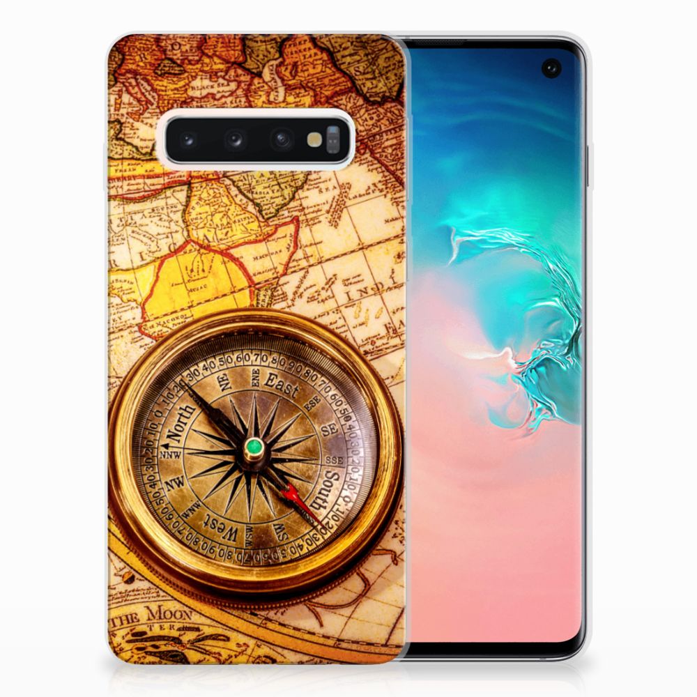 Samsung Galaxy S10 Siliconen Back Cover Kompas