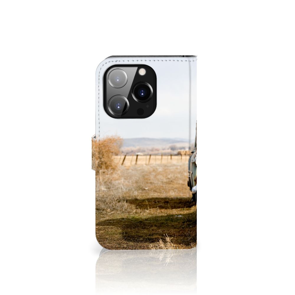 iPhone 14 Pro Telefoonhoesje met foto Vintage Auto