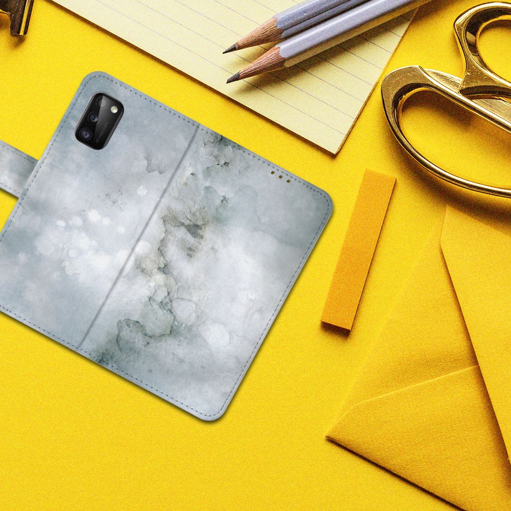 Hoesje Samsung Galaxy A41 Painting Grey