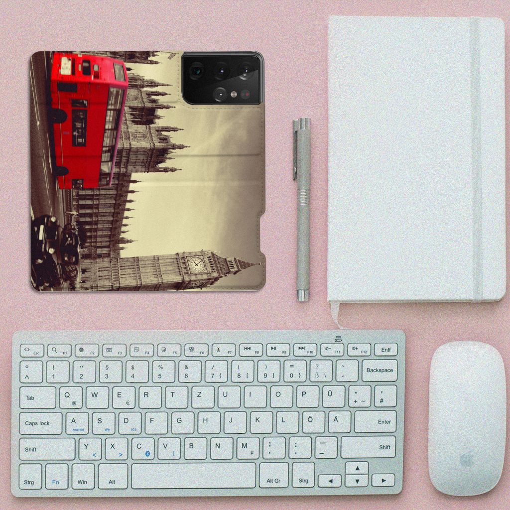 Samsung Galaxy S21 Ultra Book Cover Londen - B2C Telecom