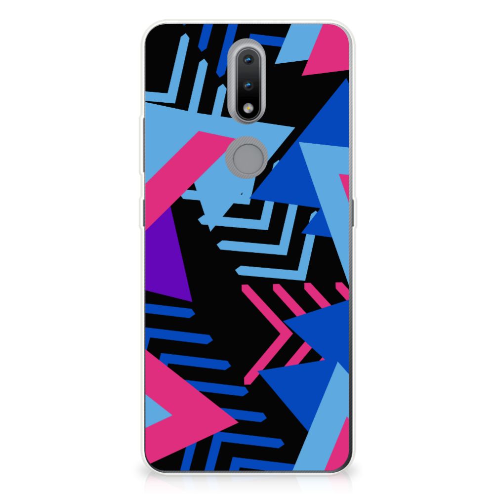 Nokia 2.4 TPU Hoesje Funky Triangle