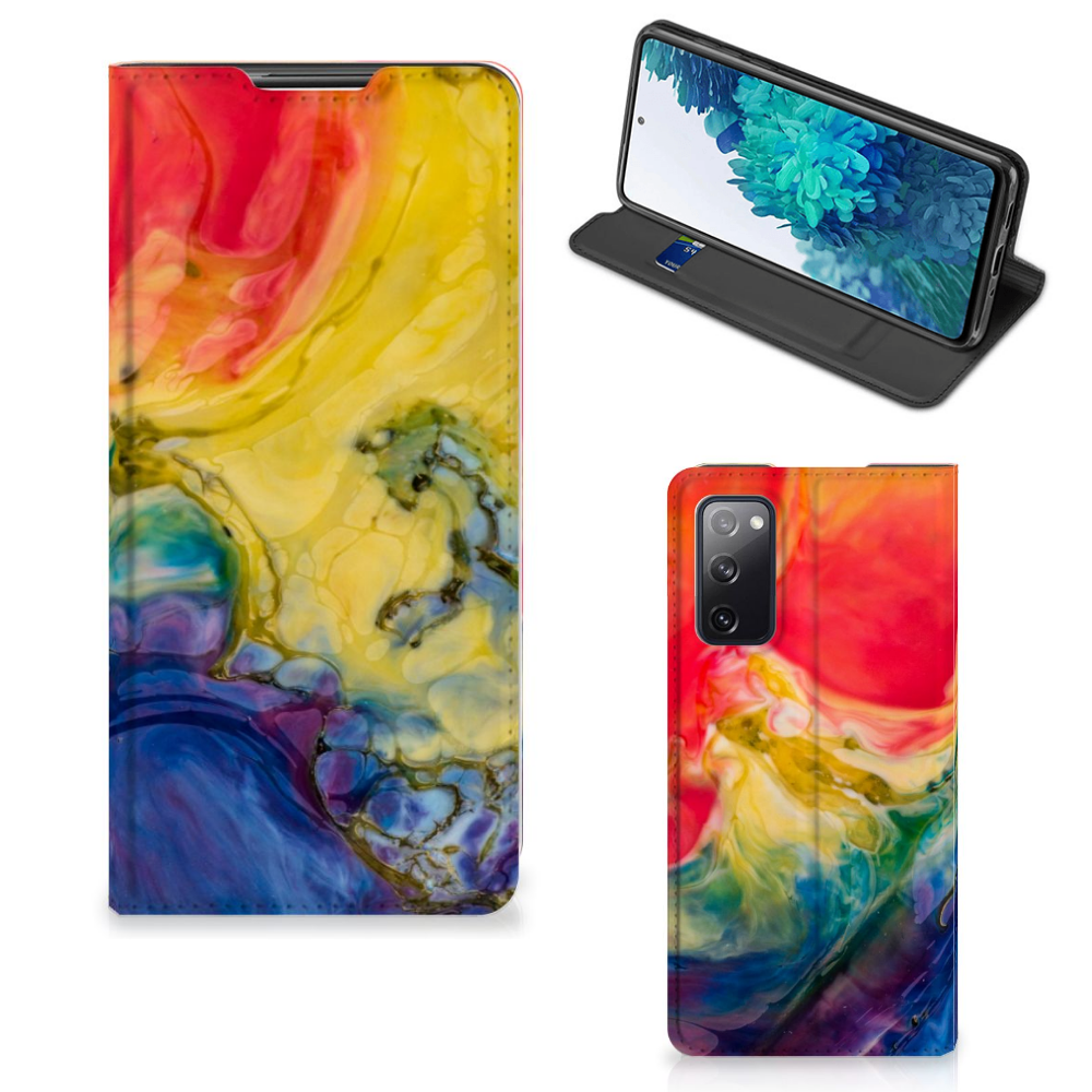 Bookcase Samsung Galaxy S20 FE Watercolor Dark - B2C Telecom