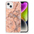 iPhone 14 Anti-Shock Hoesje Marmer Oranje B2C Telecom