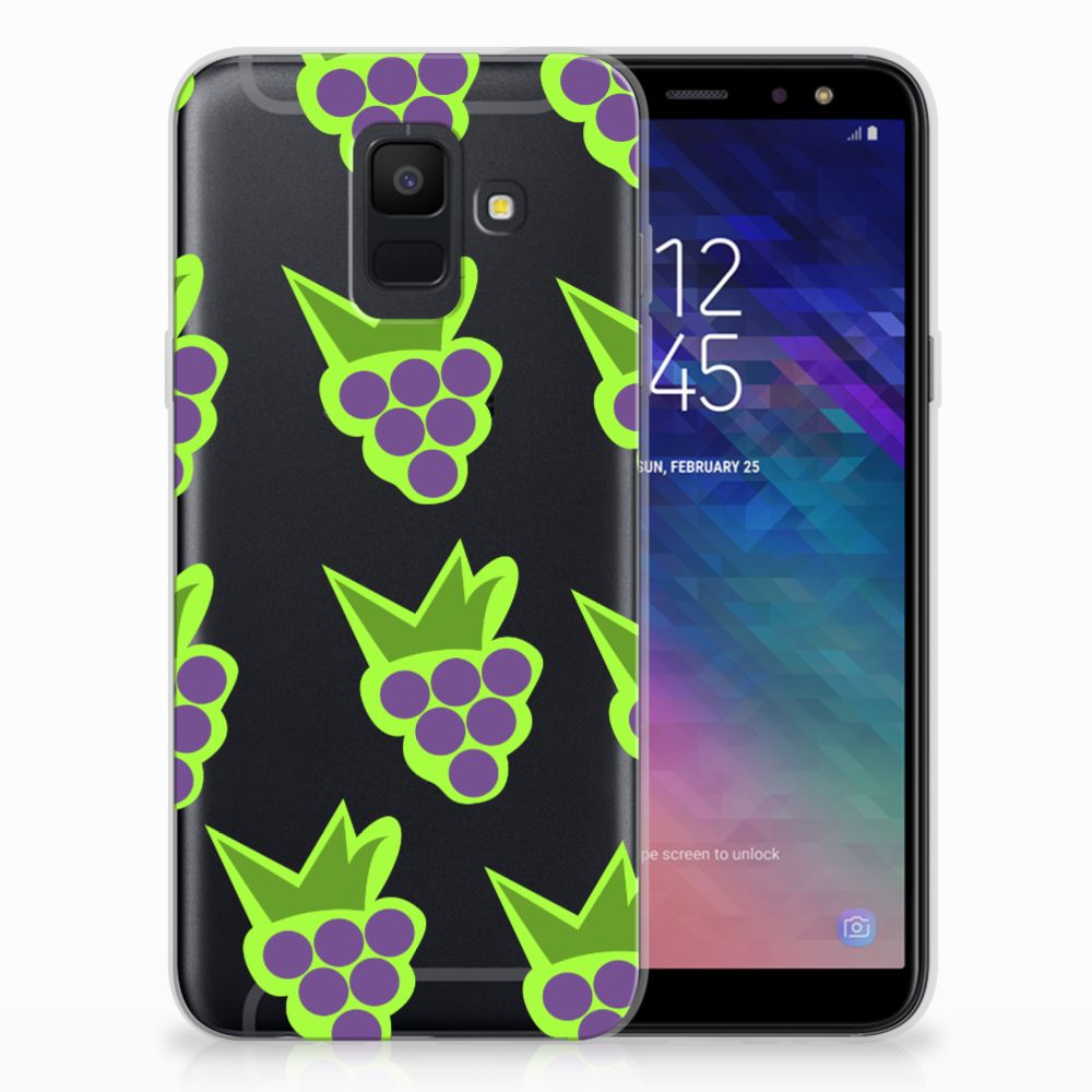 Samsung Galaxy A6 (2018) Siliconen Case Druiven