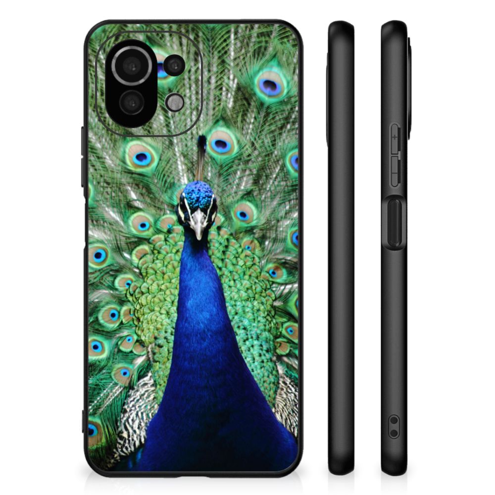 Xiaomi 11 Lite 5G NE | Mi 11 Lite Dierenprint Telefoonhoesje Pauw B2C Telecom