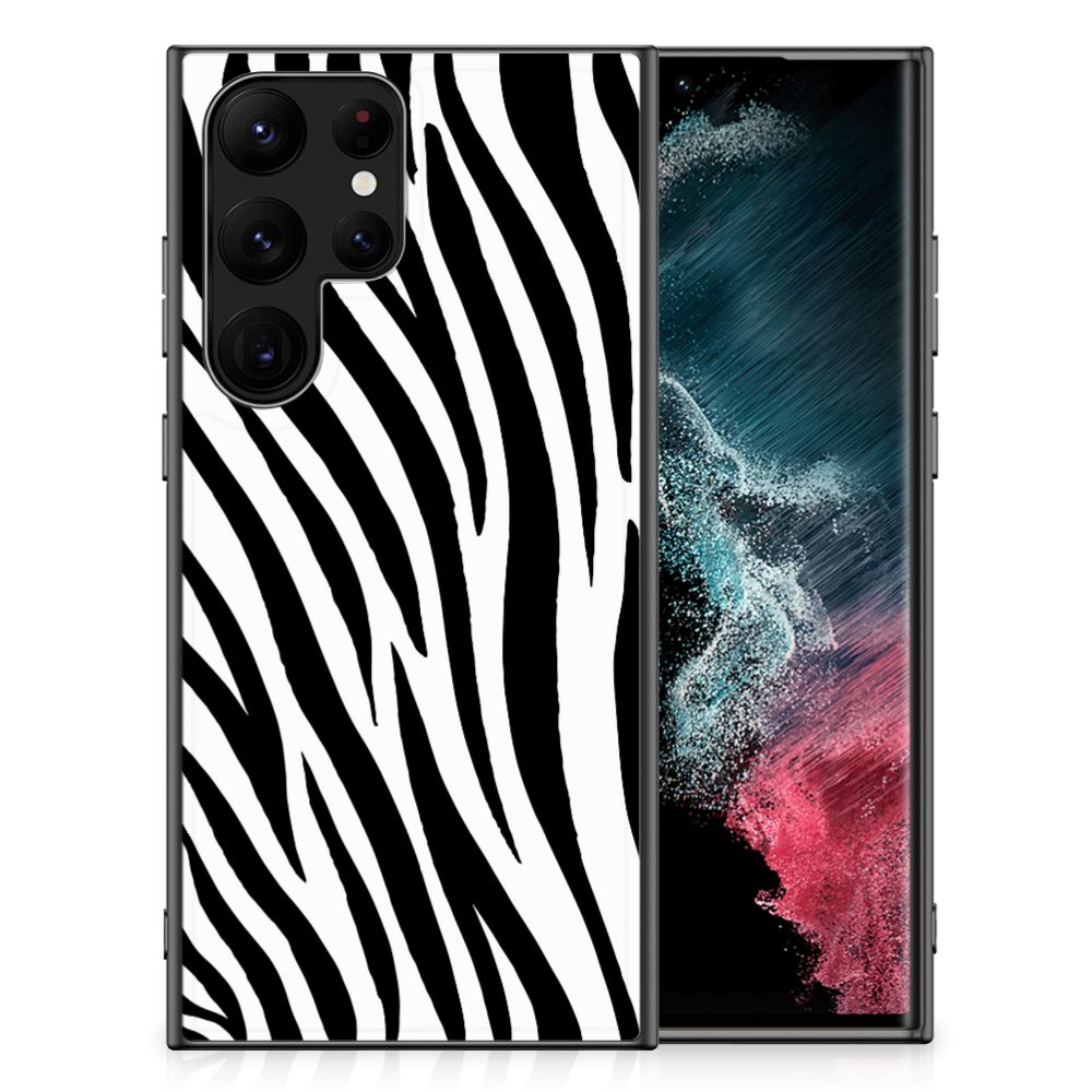 Samsung Galaxy S23 Ultra Dierenprint Telefoonhoesje Zebra