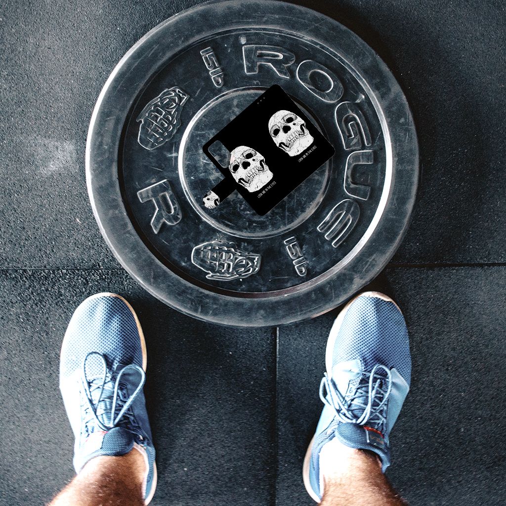 Telefoonhoesje met Naam Huawei P40 Skull Eyes