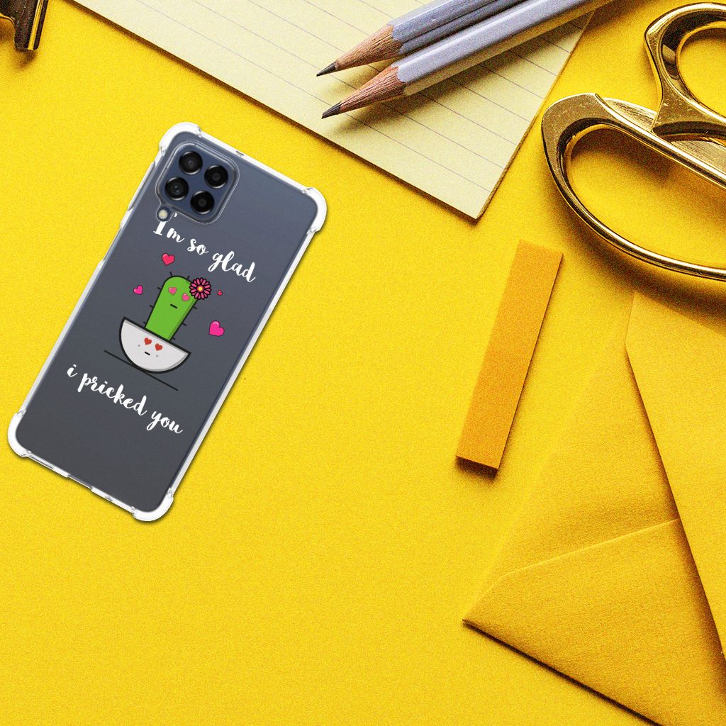 Samsung Galaxy M53 Stevig Bumper Hoesje Cactus Glad B2C Telecom