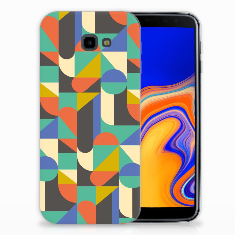 Samsung Galaxy J4 Plus (2018) TPU bumper Funky Retro