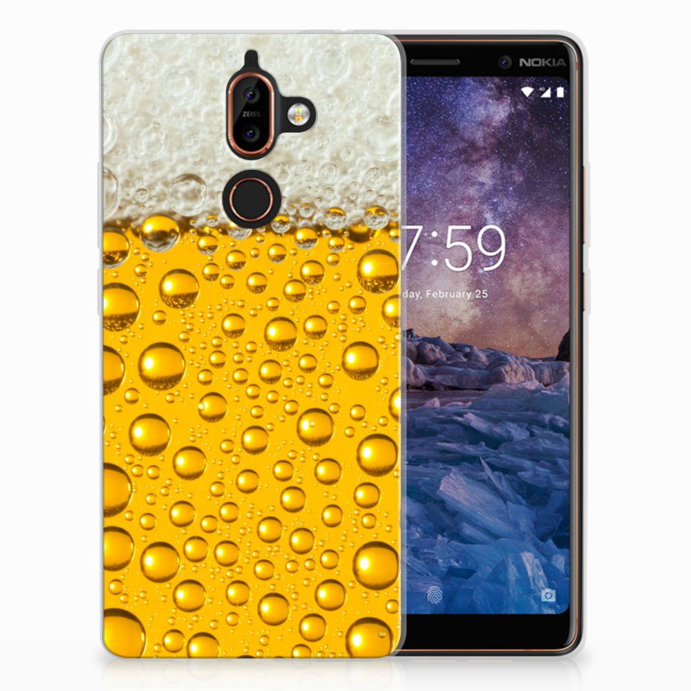 Nokia 7 Plus Siliconen Case Bier