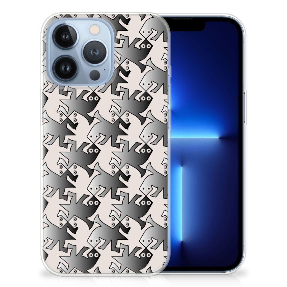 Apple iPhone 13 Pro TPU Hoesje Salamander Grey B2C Telecom