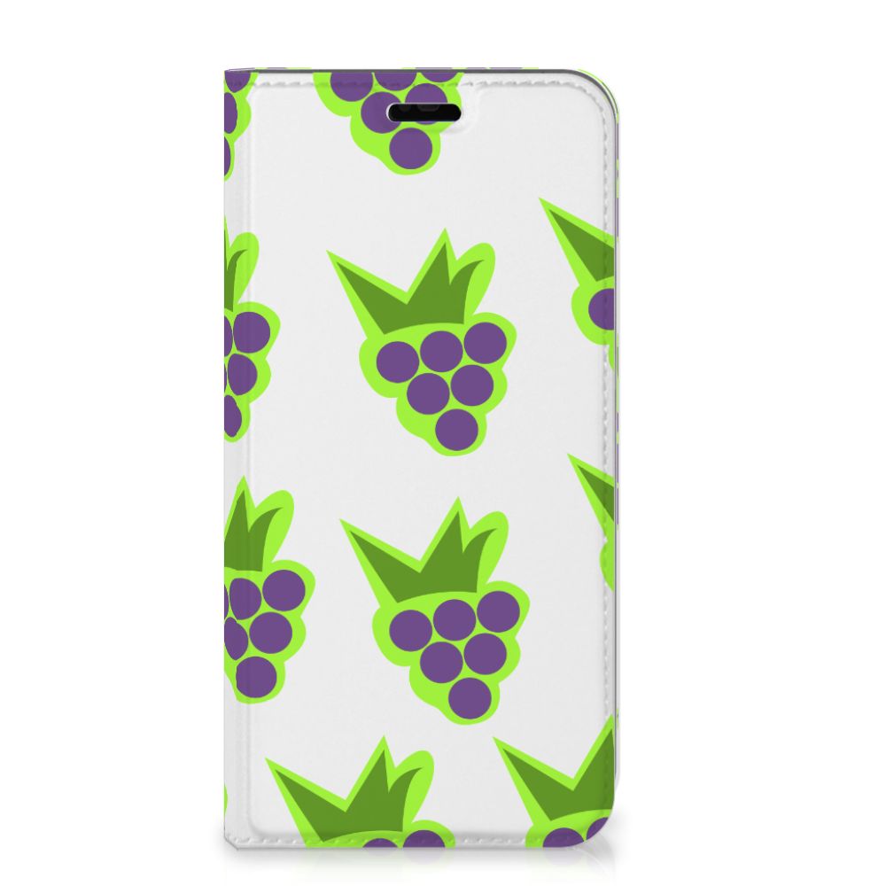 Huawei P Smart Plus Flip Style Cover Druiven