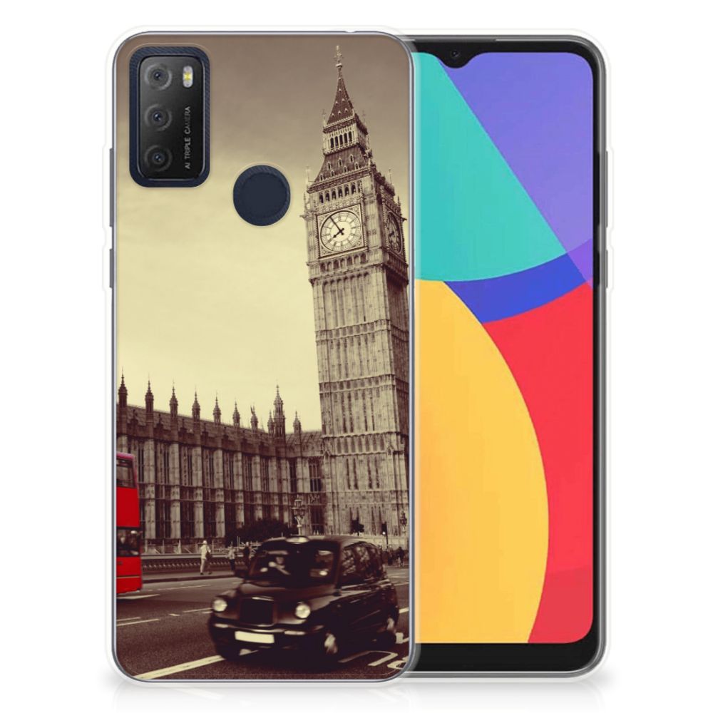 Alcatel 1S (2021) Siliconen Back Cover Londen